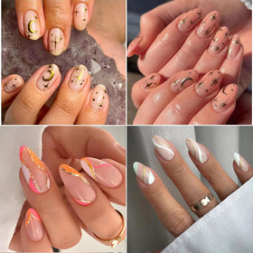 SPLOCUDU gold nail stickers in packaging
