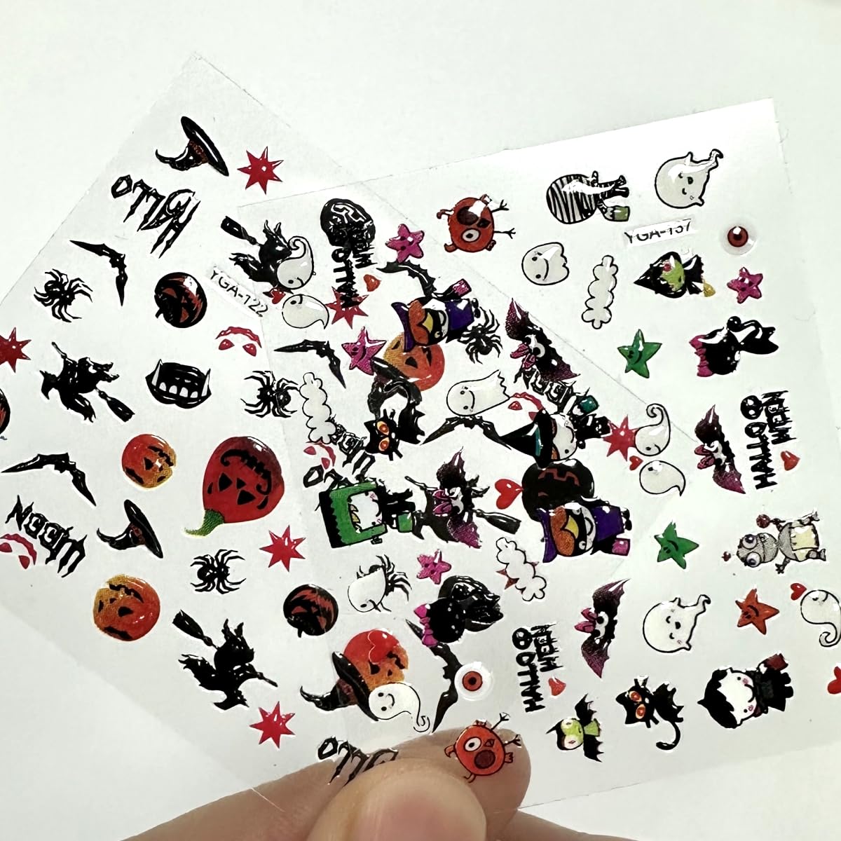 SPLOCUDU Halloween nail stickers in packaging