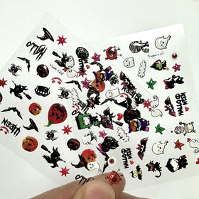 SPLOCUDU Halloween nail stickers in packaging