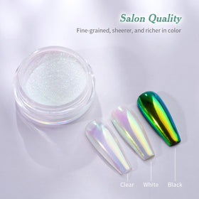 Sponge applicators included with Pretty Diva Aurora Chrome Nail Powder