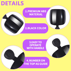 Sponge toe separator included with Teenitor nail set