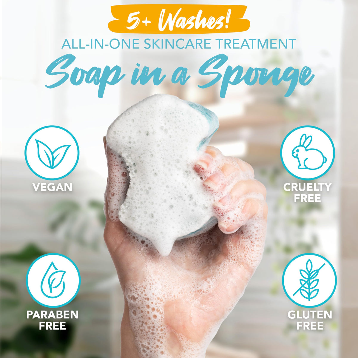 Spongeables Pedi Scrub Foot Exfoliating Sponge packaging