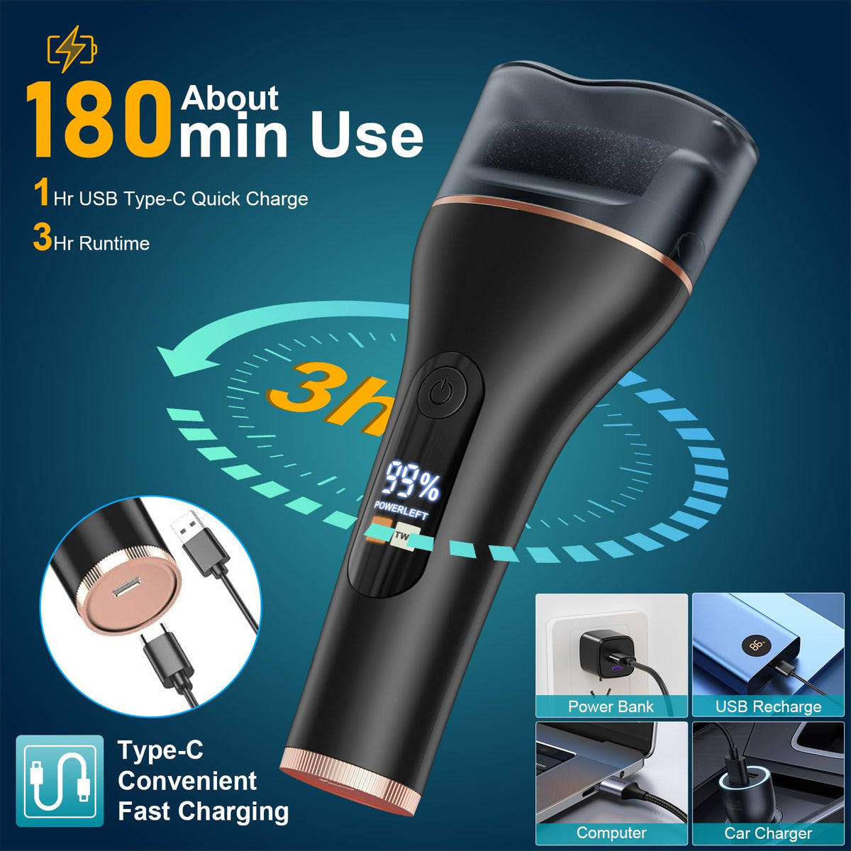Spriak Callus Remover with display showing speed settings