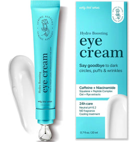 SPRING SISTERS Under Eye Cream front view with zinc roller