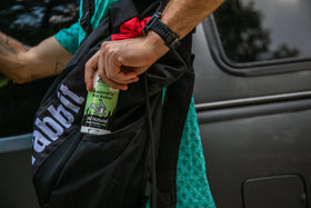 Squirrel's Nut Butter Anti Chafing Stick on running gear