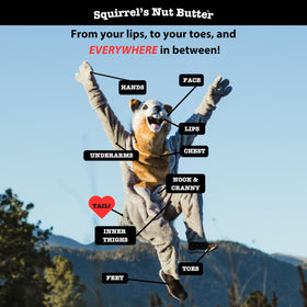 Squirrel's Nut Butter Anti Chafing Stick packaging details