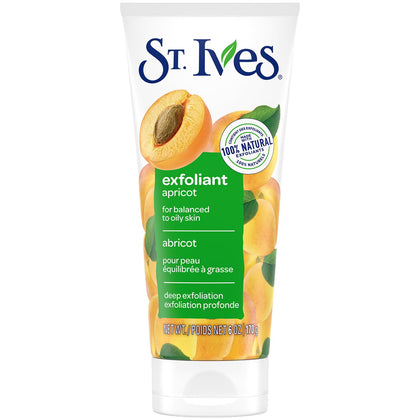 St. Ives Apricot Facial Scrub 6 Oz front view