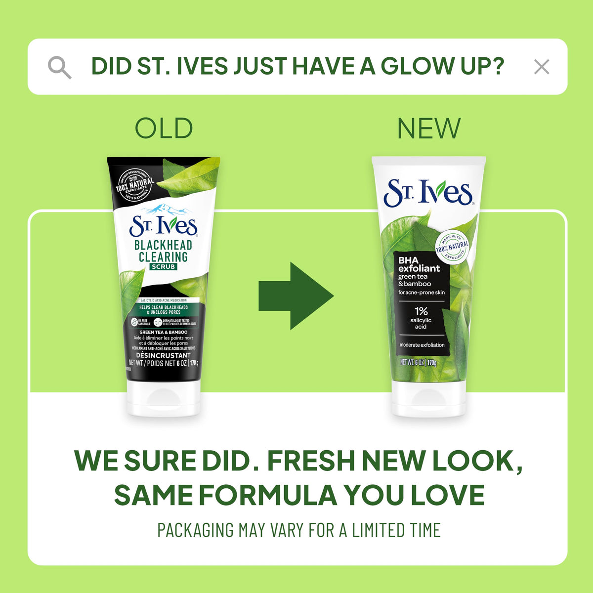 St. Ives Blackhead Clearing Face Scrub 6 oz back view