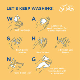 St. Ives body wash with oatmeal and shea butter ingredients