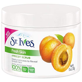 St. Ives Fresh Skin Invigorating Apricot Scrub 10 Oz front view