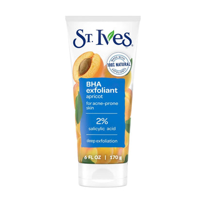St. Ives Naturally Clear Apricot Scrub 170ml front view