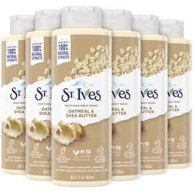 St. Ives Soothing Oatmeal & Shea Butter Body Wash front view