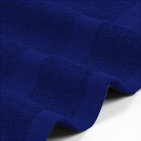 Stacked Utopia Towels salon towels in royal blue