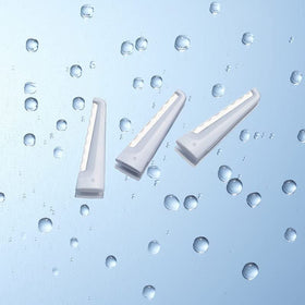 StackedSkincare dermaplaning blade close-up showing design