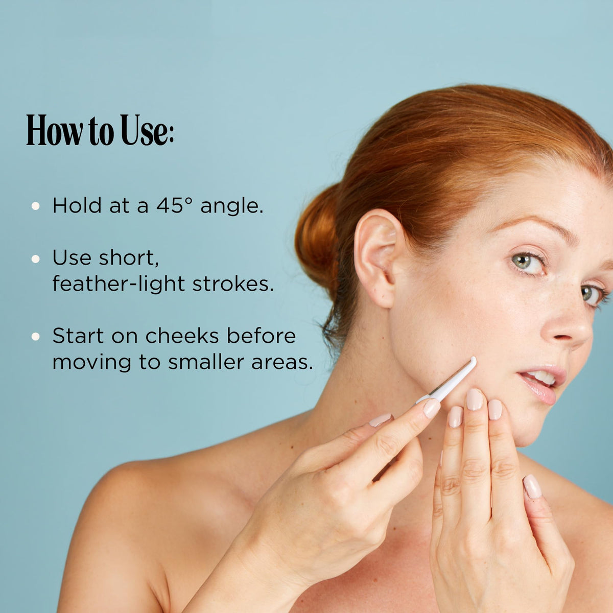 StackedSkincare Dermaplaning Tool side view