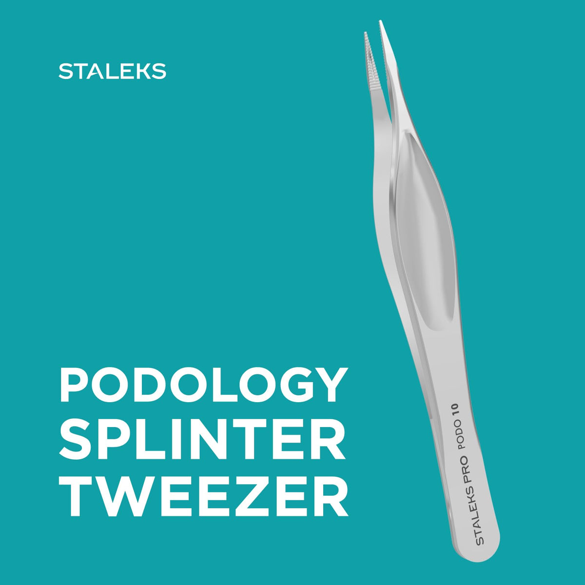 Staleks PODO 10 Podology Tweezers in packaging