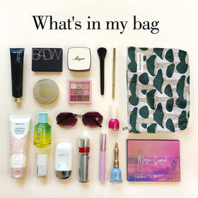 STARDW Cute Makeup Bag Green Mushroom side view