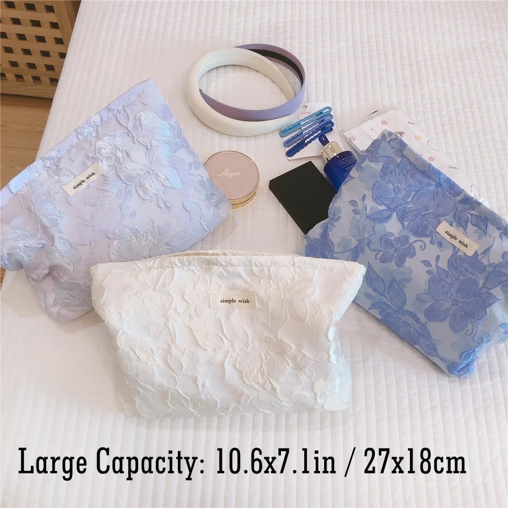 STARDW Floral Makeup Bag in a travel setting