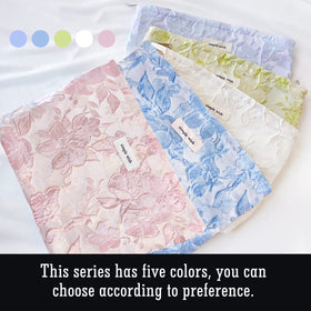 STARDW Floral Makeup Bag packed in a suitcase