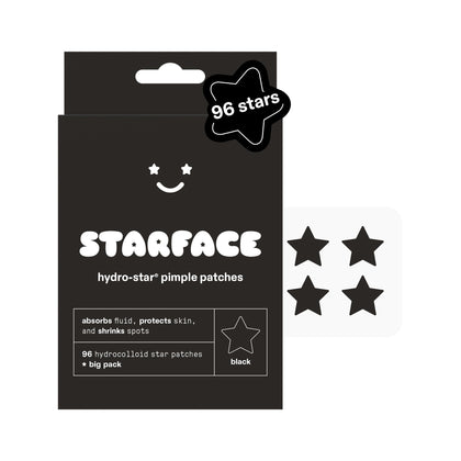 Starface Hydro-Star® Black Hydrocolloid Pimple Patch front view