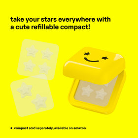 Starface Hydro-Star Clear Hydrocolloid Pimple Patch in use during skincare routine