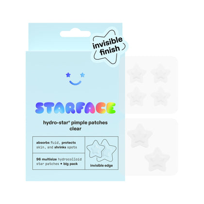 Starface Hydro-Star Clear Hydrocolloid Pimple Patch pack front view