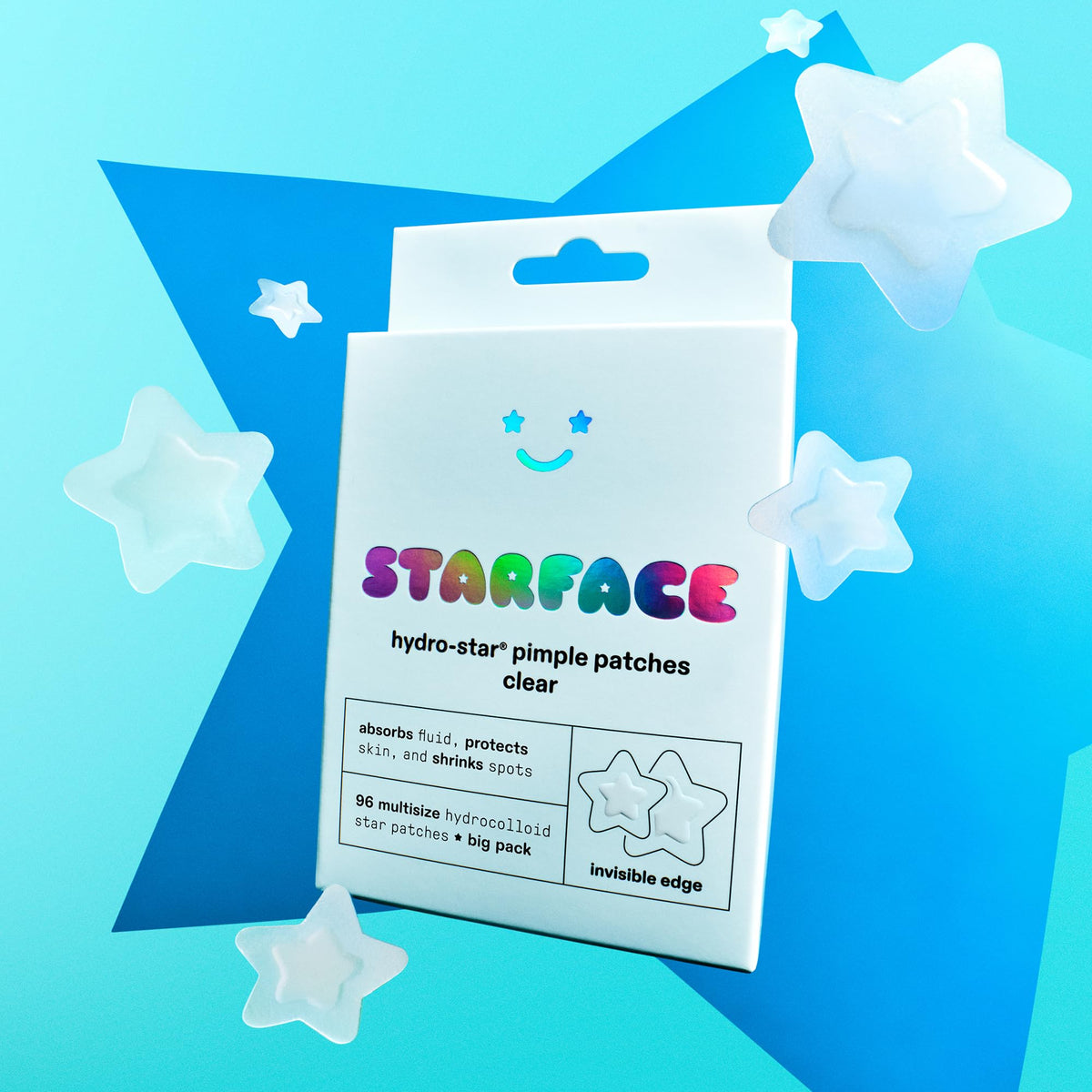 Starface Hydro-Star Clear Hydrocolloid Pimple Patch packaging details
