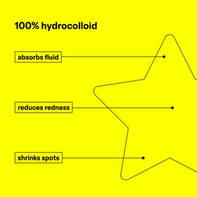Starface Hydro-Star® patches showing star shape