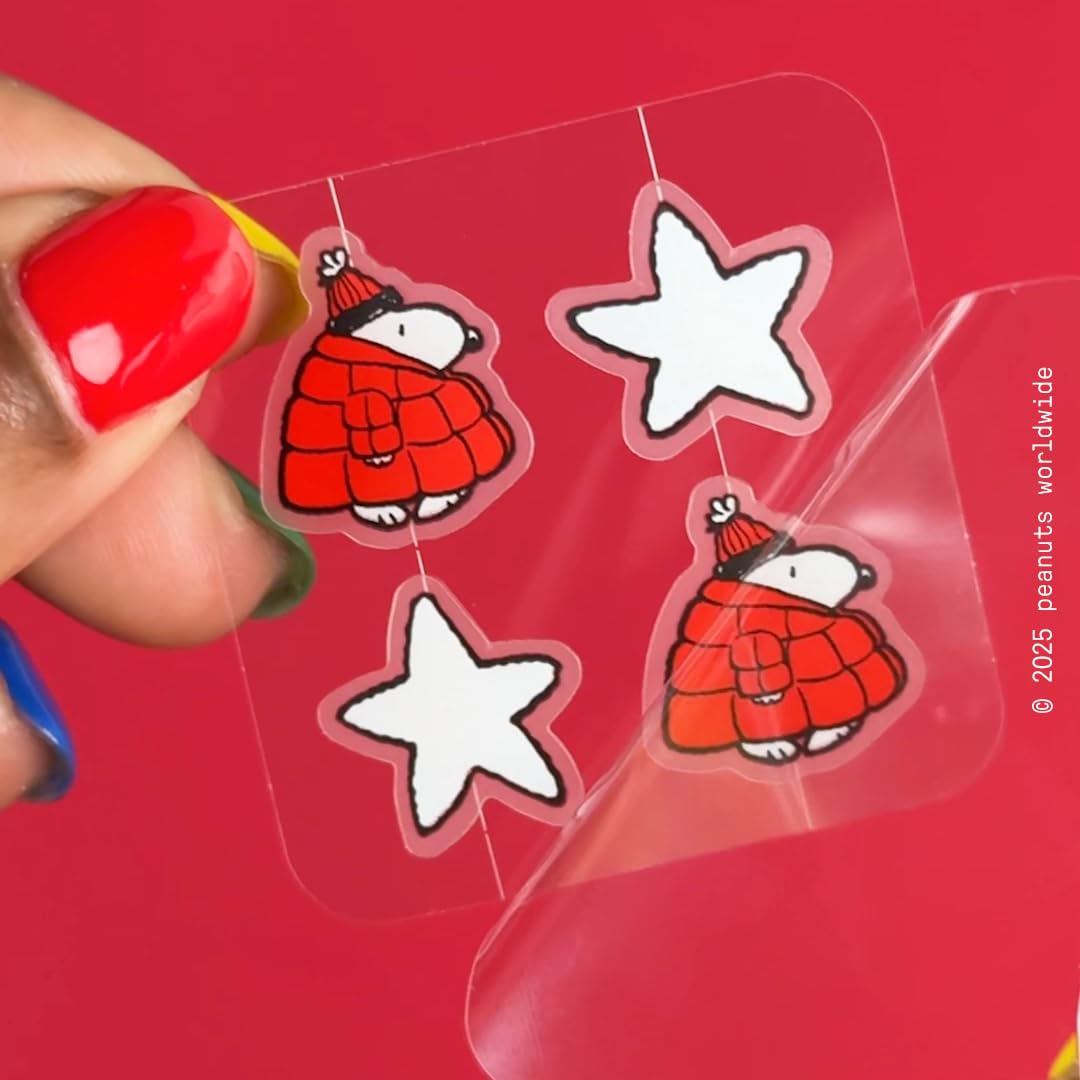 Starface Hydro-Star® Red Snoopy Pimple Patch close-up