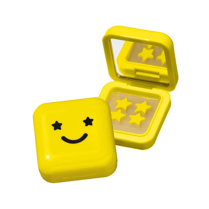 Starface Hydro-Star® Yellow Compact front view with 32 pimple patches