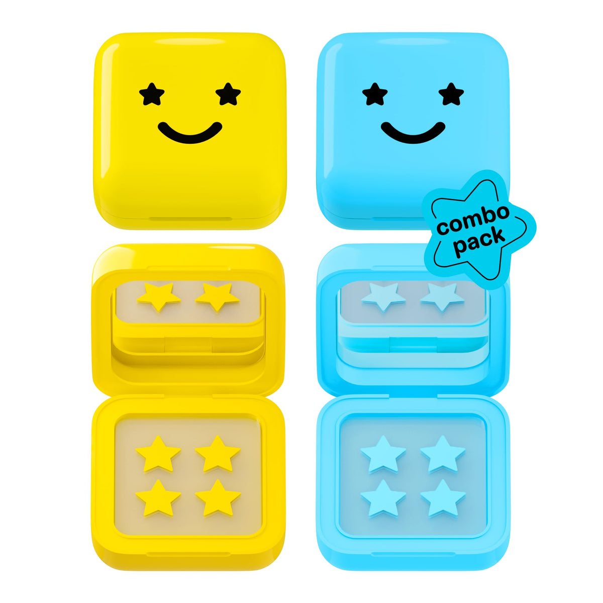 Starface Hydro-Star® Yellow Compact with 32 patches front view