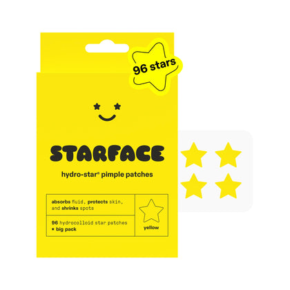 Starface Hydro-Star® Yellow Hydrocolloid Pimple Patch front view