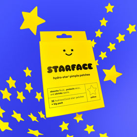 Starface Hydro-Star Yellow Hydrocolloid Pimple Patch with ingredients list