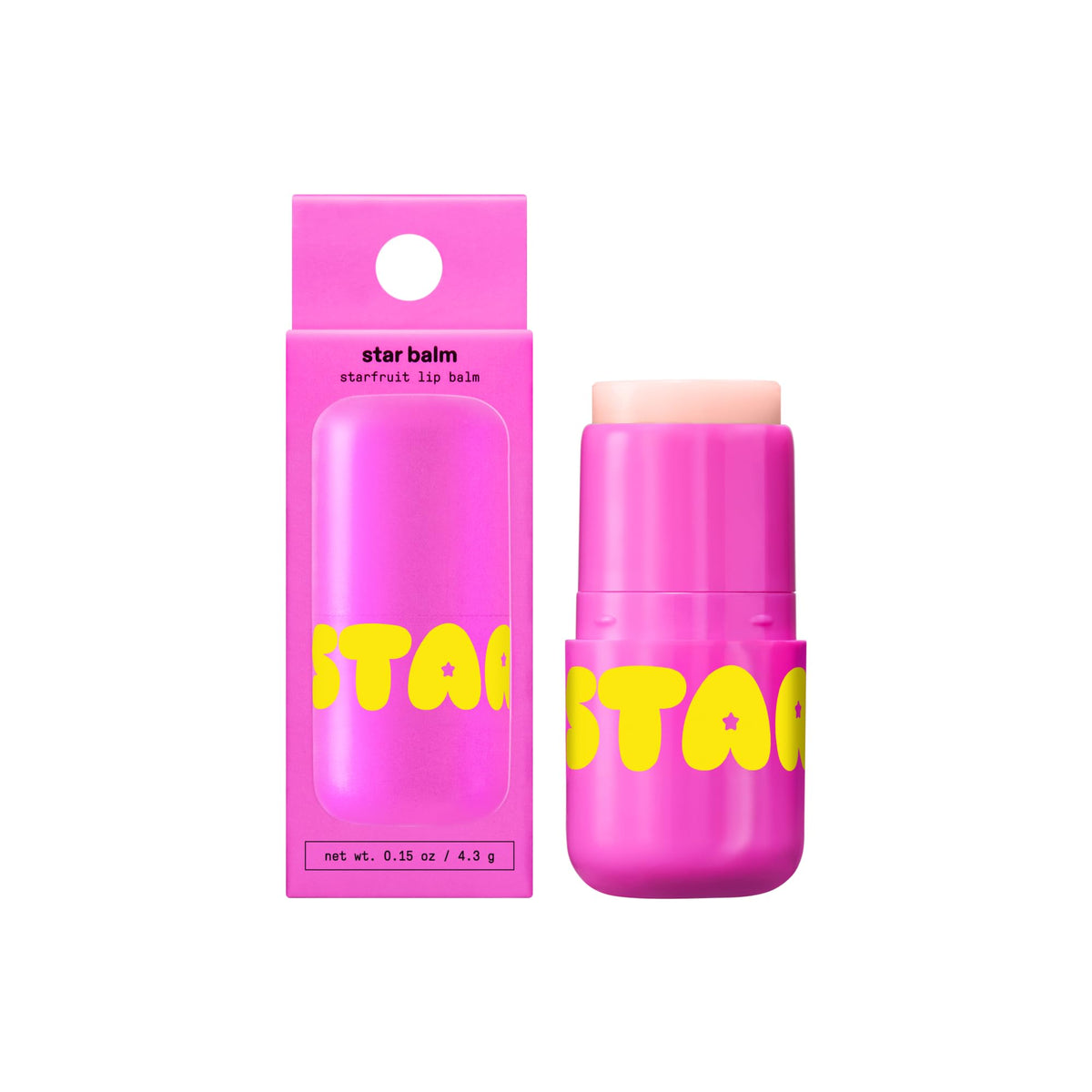 Starface Star Balm® starfruit hydrating lip balm front view