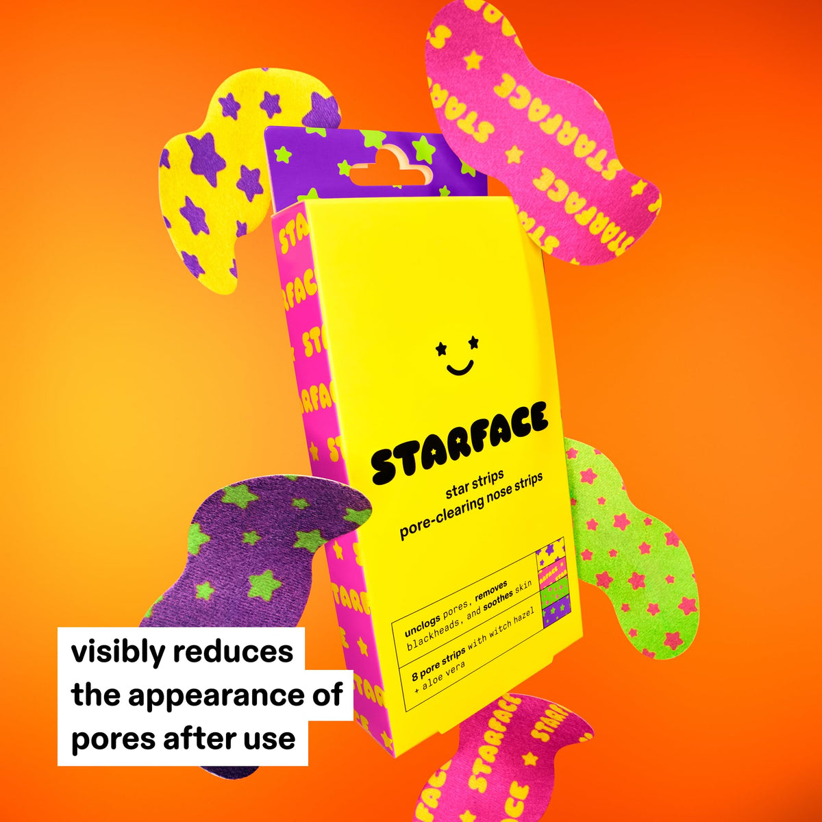 Starface Star Strips™ on a bathroom counter