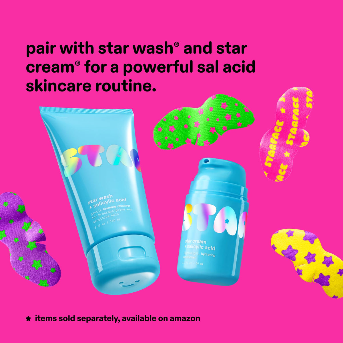 Starface Star Strips™ used on a model's nose