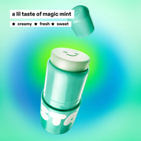 Starface World Star Balm® Magic Mint Hydrating Lip Balm on a wooden surface