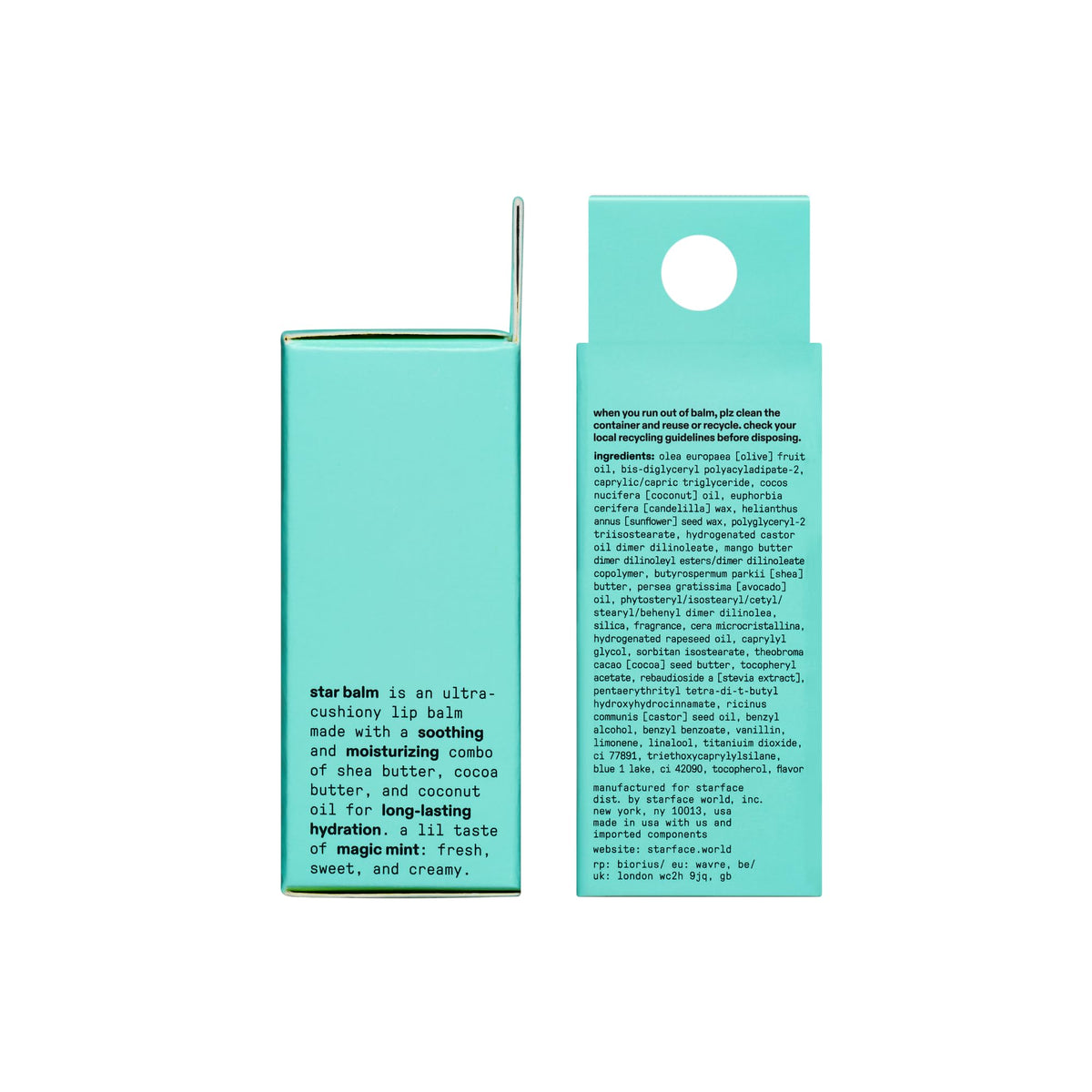 Starface World Star Balm® Magic Mint Lip Balm packaging
