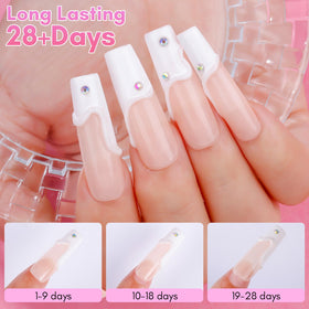 Step-by-step application of Makartt 3D Nail Gel