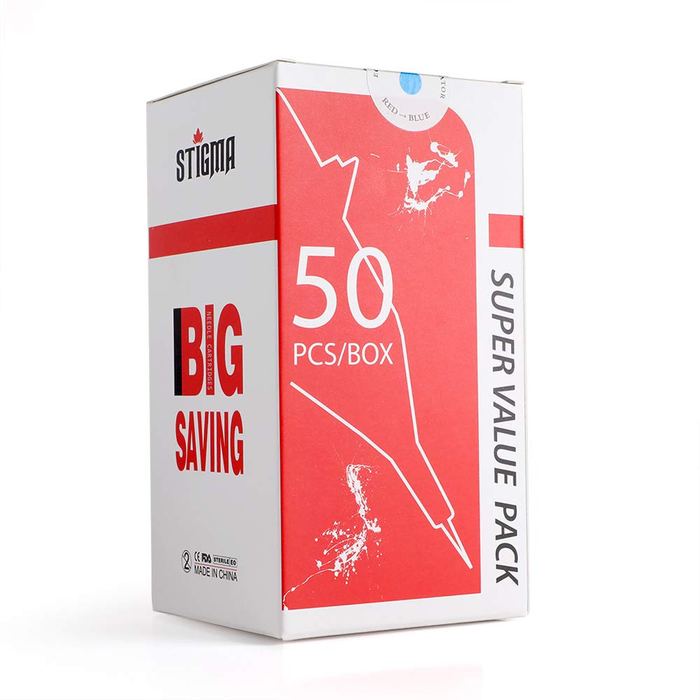 STIGMA tattoo needle cartridges packaging close-up