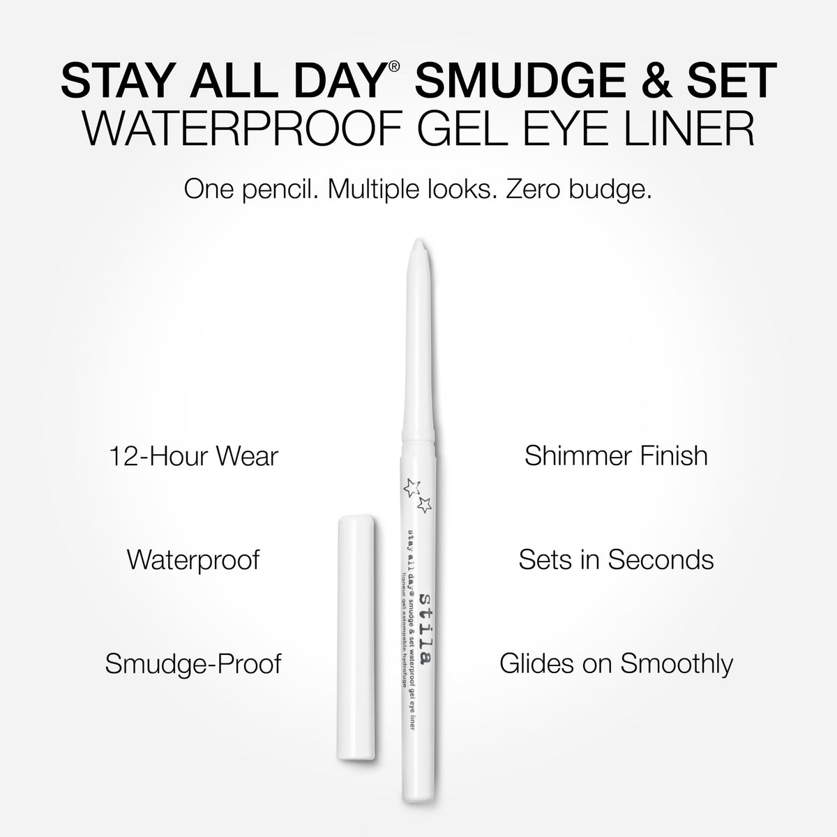 stila gel eyeliner Marshmallow close-up of tip