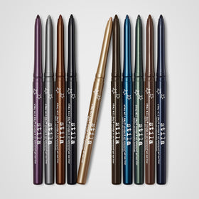 stila gel eyeliner Marshmallow with other makeup products
