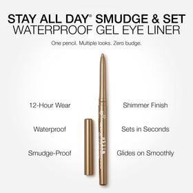 stila gel eyeliner swatch on skin