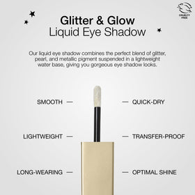 Stila Glitter and Glow Eye Shadow packaging display
