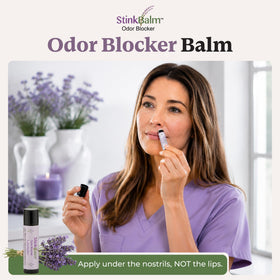 StinkBalm Lavender balm with packaging