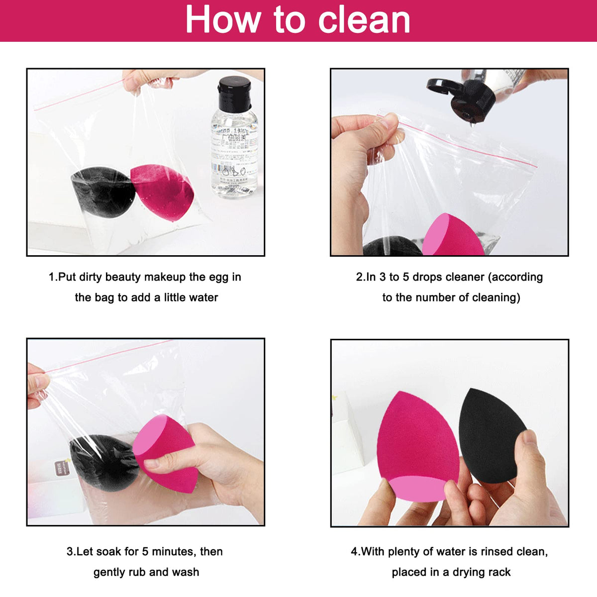 Storage box for Scartink makeup sponge set