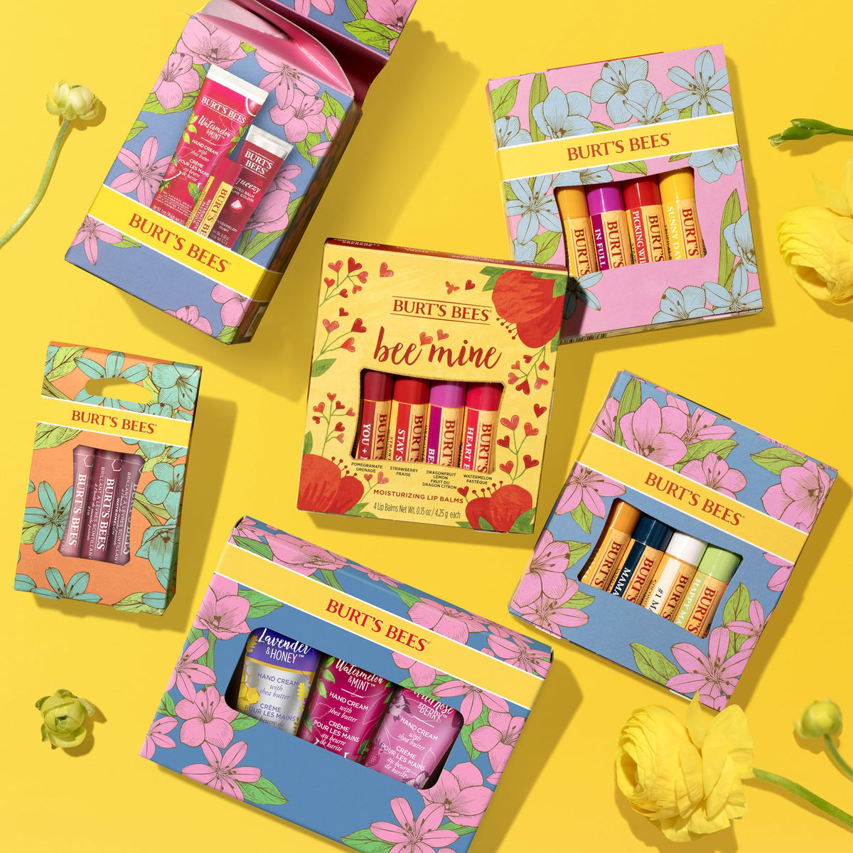 Strawberry lip balm tube from Burt's Bees