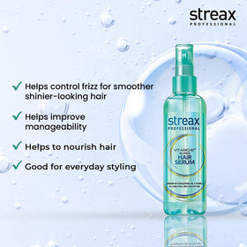 Streax Professional Vitariche Gloss Hair Serum 115ml side view