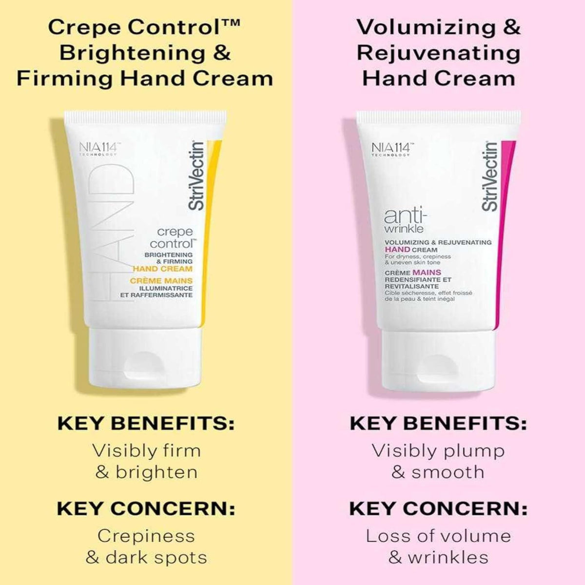StriVectin Crepe Control® hand cream tube side view