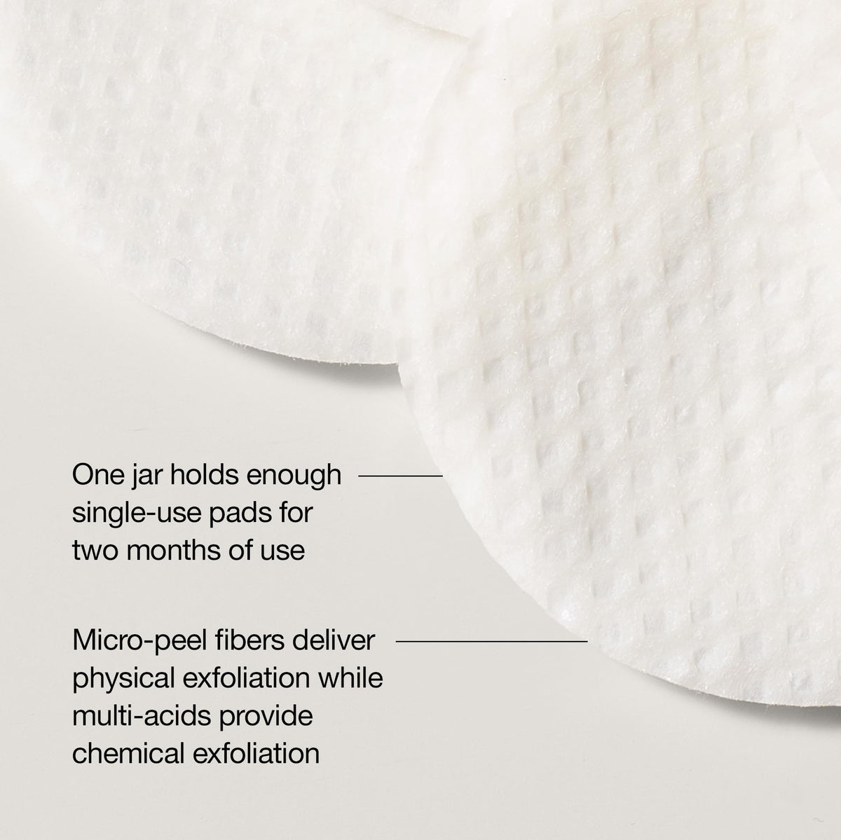 StriVectin Daily Reveal Exfoliating Face Pads with a towel